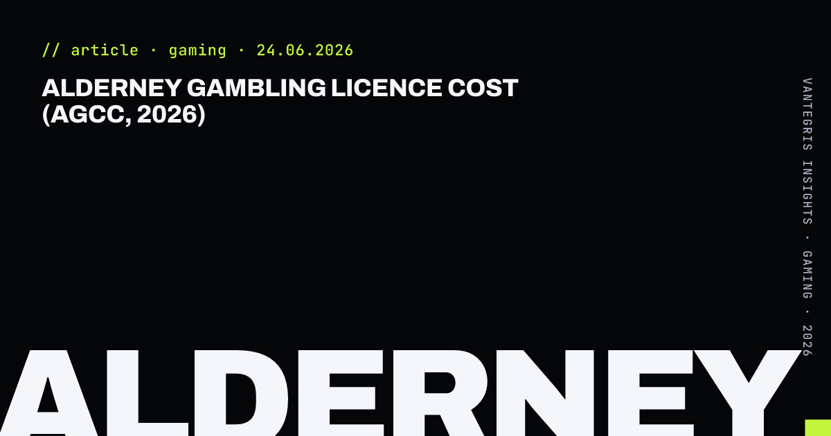 Alderney Gambling Licence Cost (AGCC, 2026) — article cover