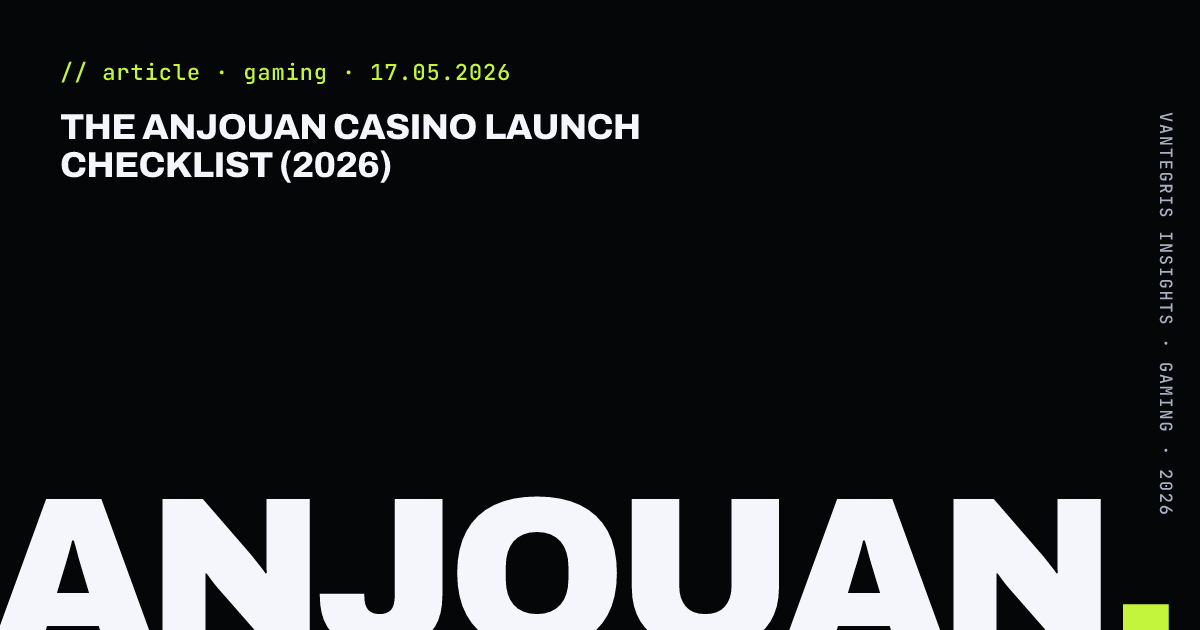 The Anjouan Casino Launch Checklist (2026) — article cover