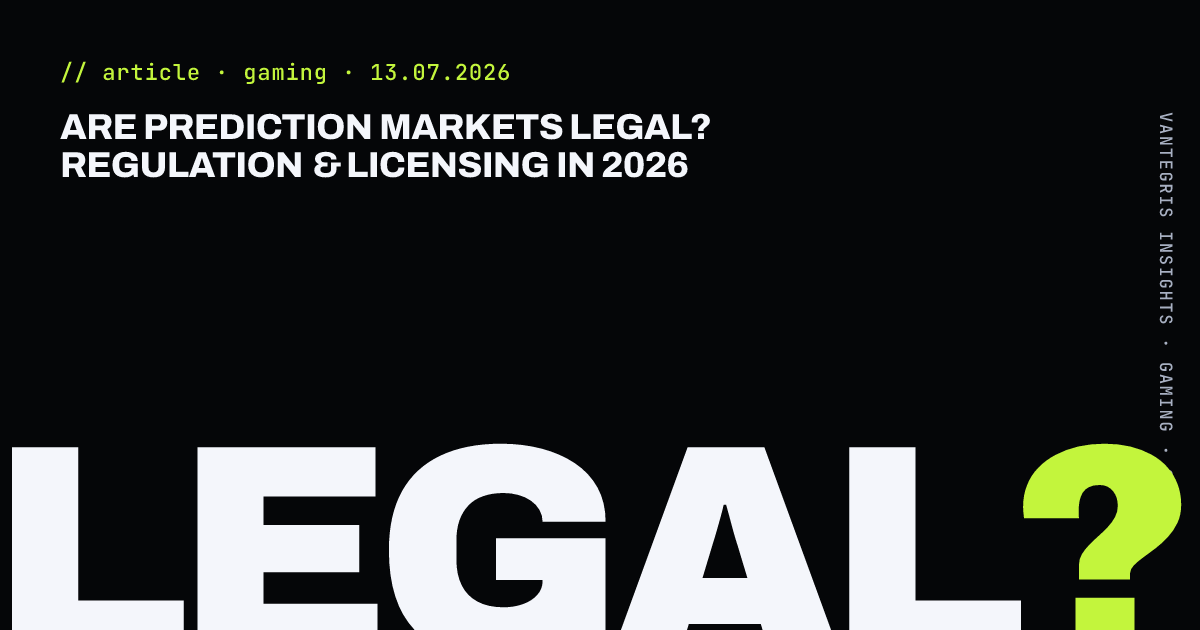 Are Prediction Markets Legal? Regulation & Licensing in 2026 — article cover