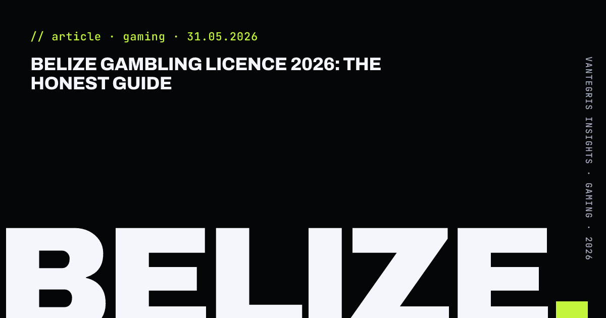 Belize Gambling Licence 2026: The Honest Guide — article cover