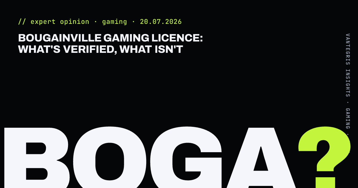 Bougainville Gaming Licence: What's Verified, What Isn't — article cover