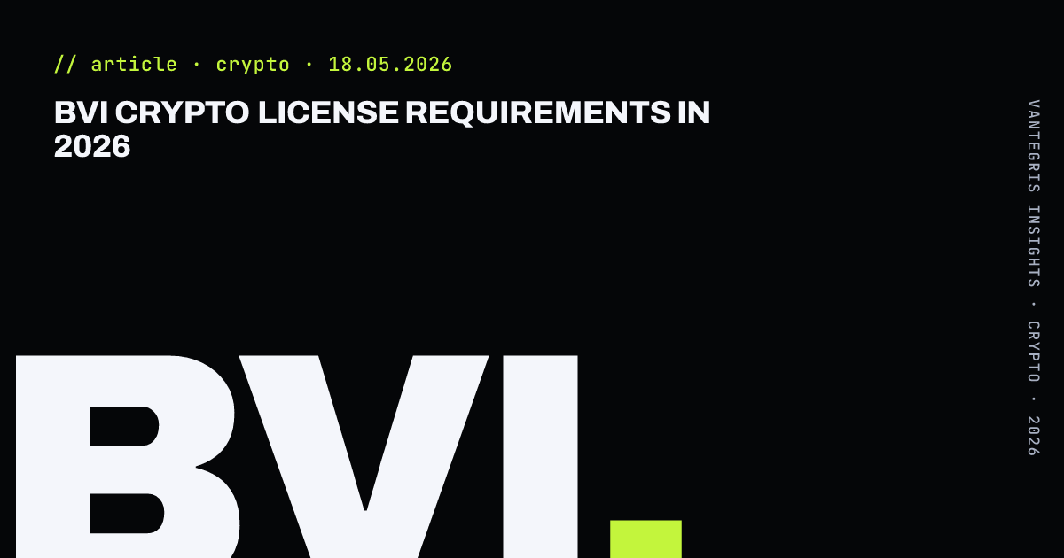 BVI Crypto License Requirements in 2026 — article cover