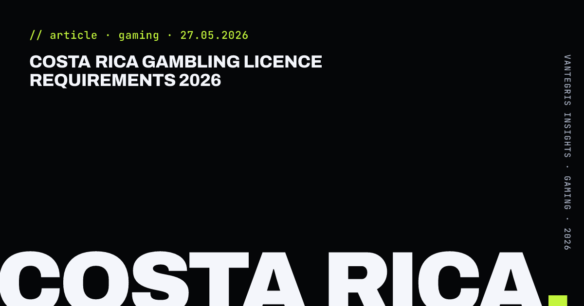 Costa Rica Gambling Licence Requirements 2026 — article cover