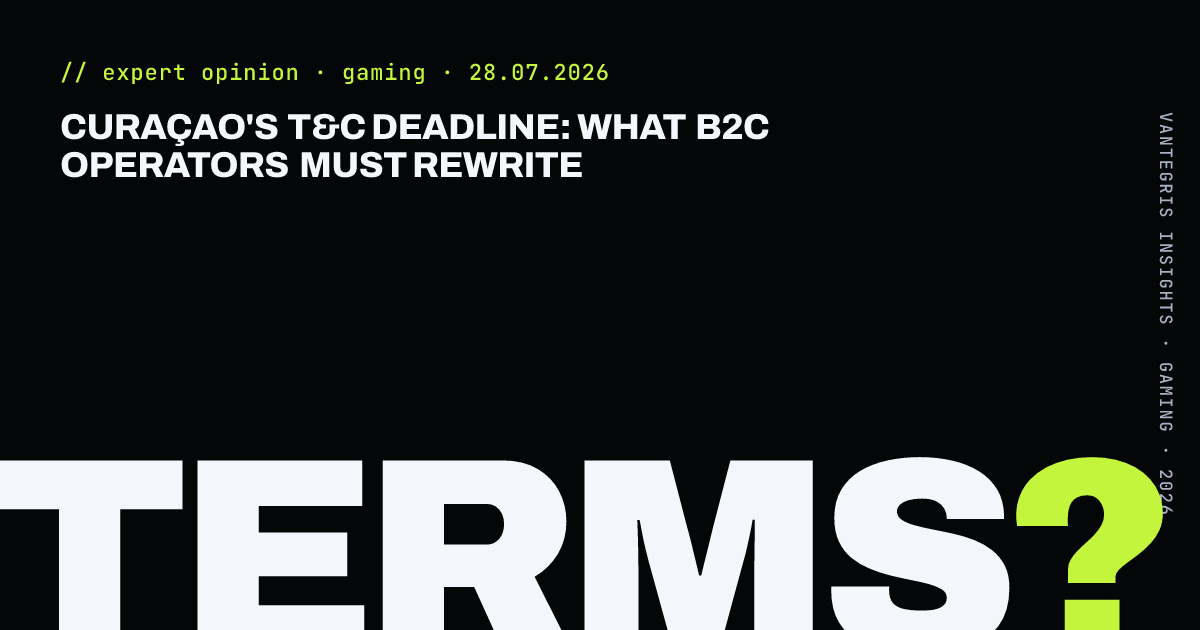 Curaçao's T&C Deadline: What B2C Operators Must Rewrite — article cover