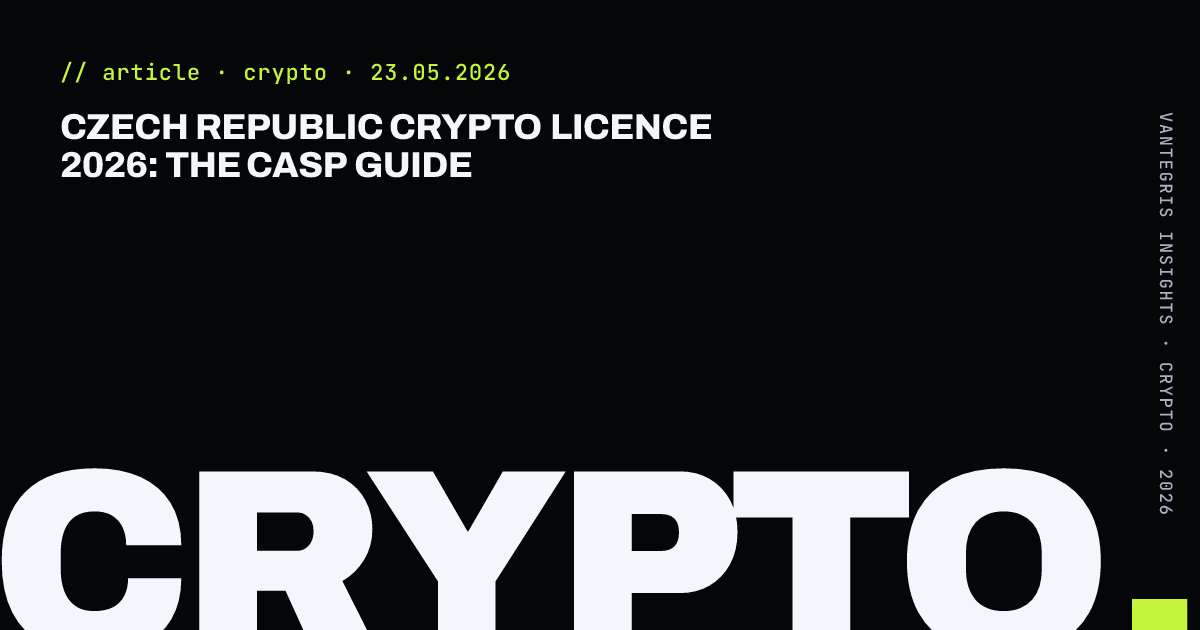 Czech Republic Crypto Licence 2026: The CASP Guide — article cover