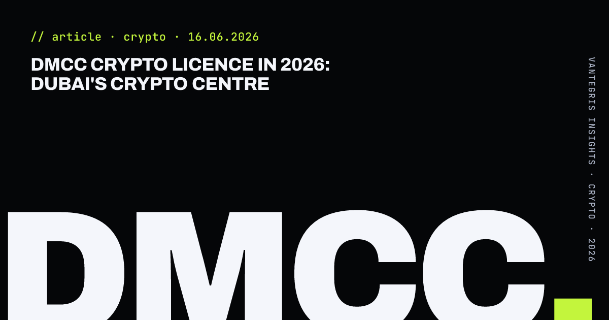 DMCC Crypto Licence in 2026: Dubai's Crypto Centre — article cover