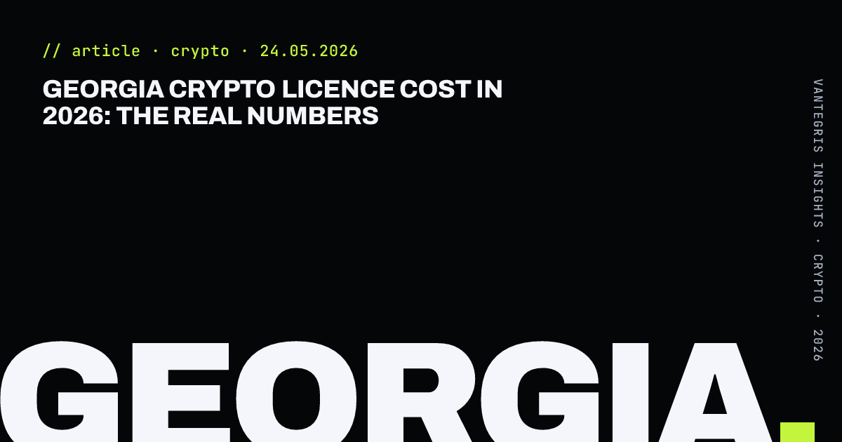 Georgia Crypto Licence Cost in 2026: The Real Numbers — article cover