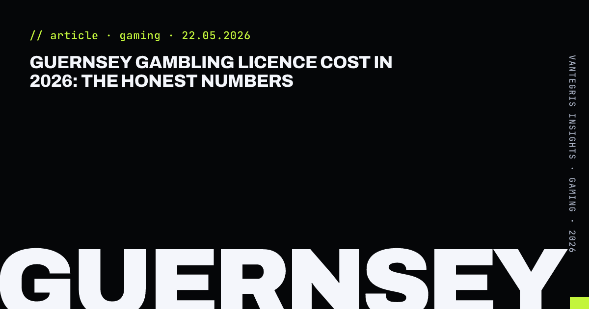 Guernsey Gambling Licence Cost in 2026: The Honest Numbers — article cover