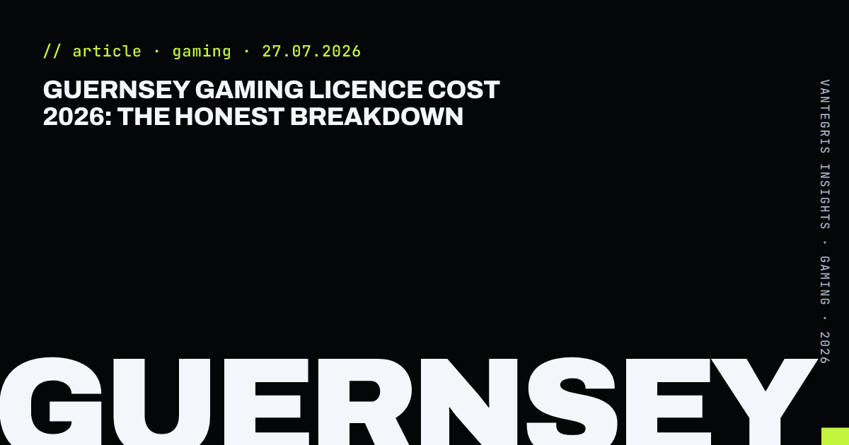 Guernsey Gaming Licence Cost 2026: The Honest Breakdown — article cover