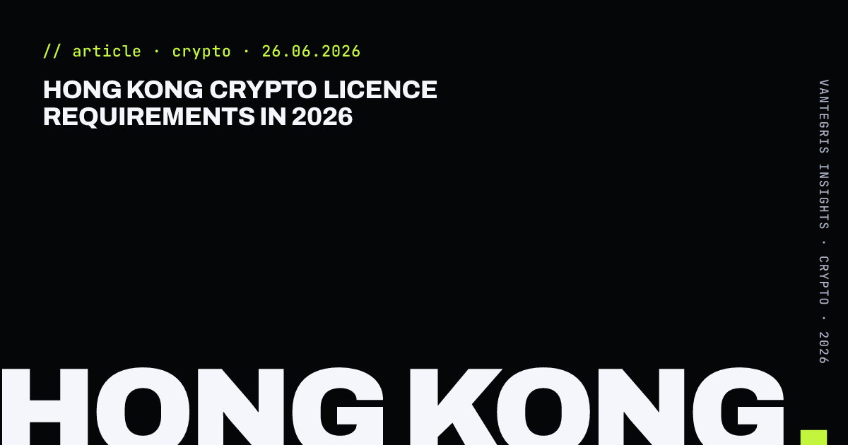 Hong Kong Crypto Licence Requirements in 2026 — article cover