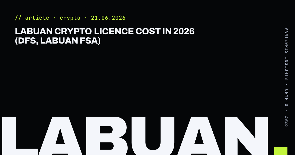 Labuan Crypto Licence Cost in 2026 (DFS, Labuan FSA) — article cover