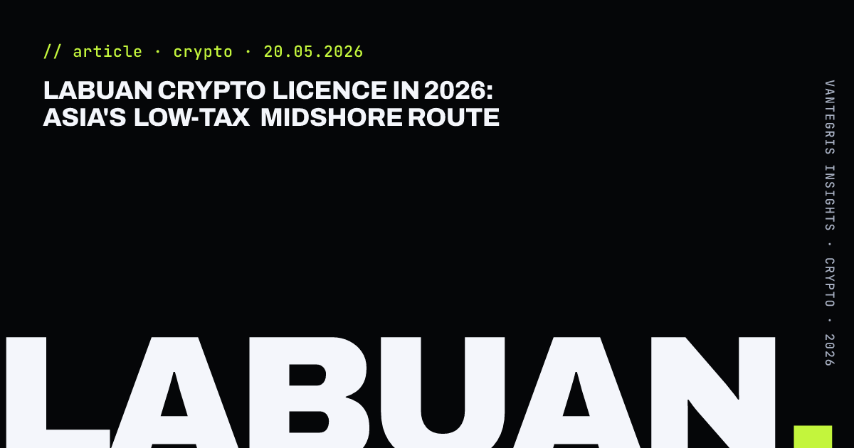 Labuan Crypto Licence in 2026: Asia's Low-Tax Midshore Route — article cover