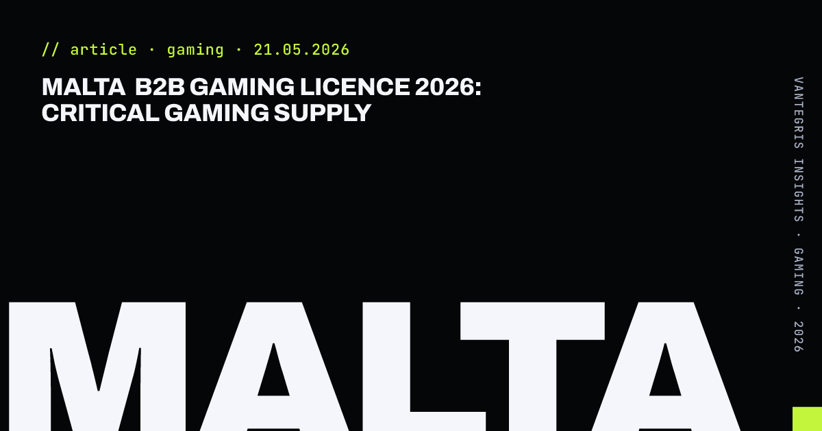 Malta B2B Gaming Licence 2026: Critical Gaming Supply — article cover