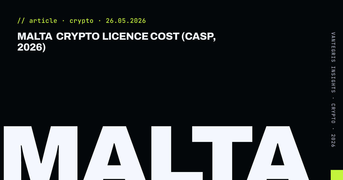 Malta Crypto Licence Cost (CASP, 2026) — article cover