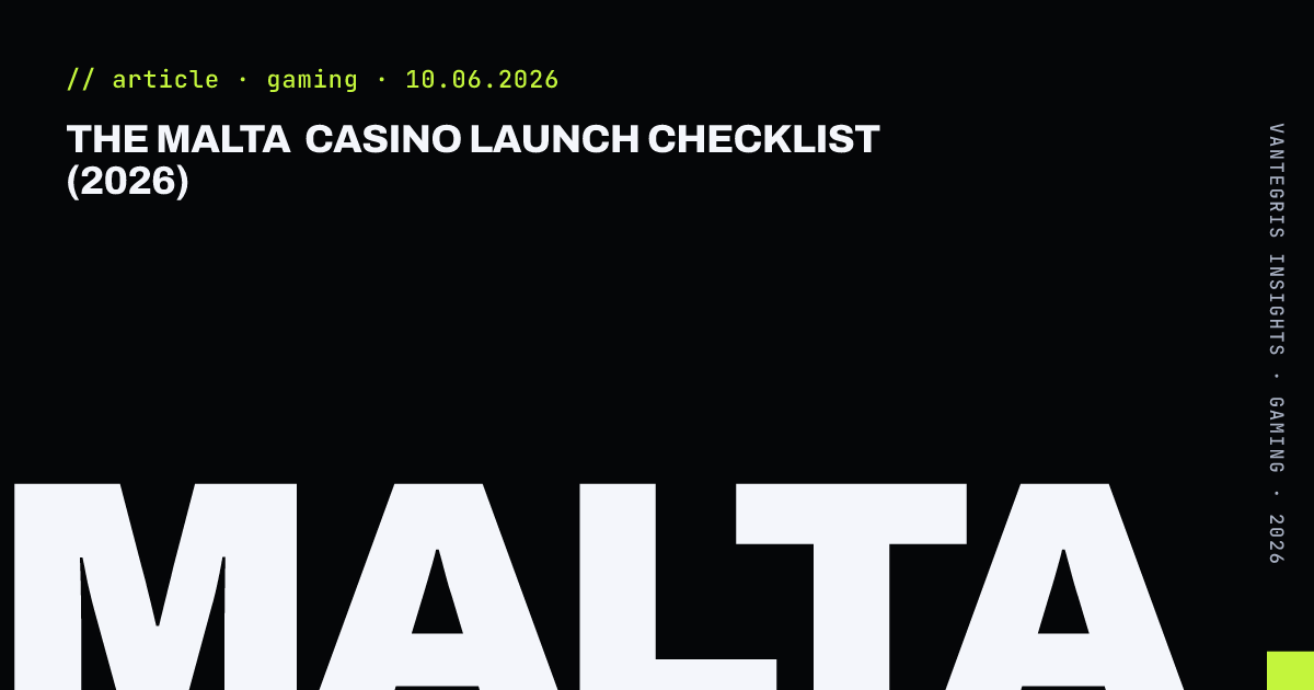 The Malta Casino Launch Checklist (2026) — article cover