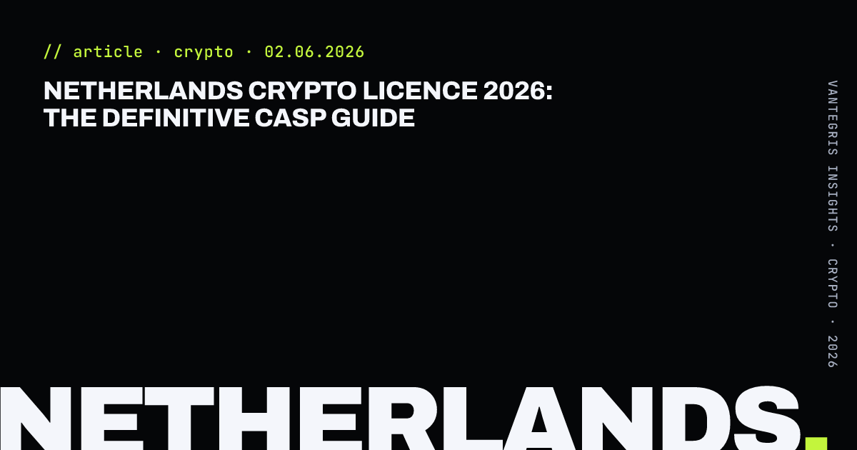 Netherlands Crypto Licence 2026: The Definitive CASP Guide — article cover