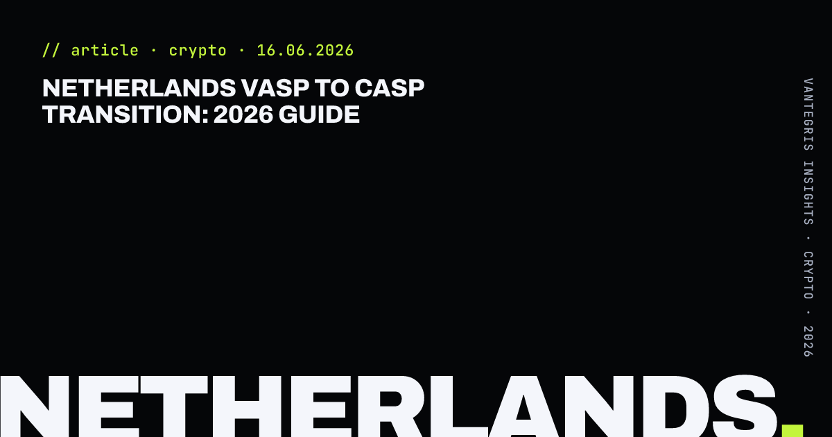 Netherlands VASP to CASP Transition: 2026 Guide — article cover