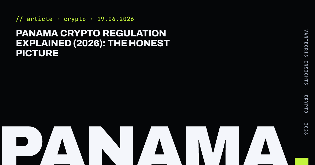 Panama Crypto Regulation Explained (2026): The Honest Picture — article cover