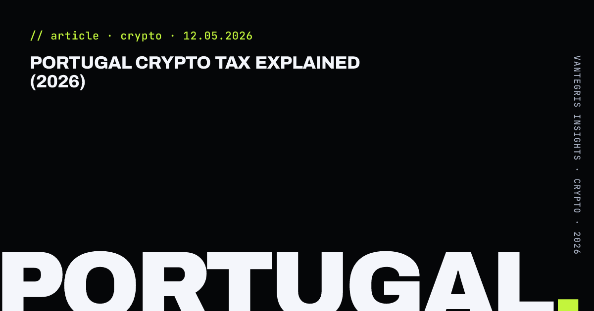 Portugal Crypto Tax Explained (2026) — article cover