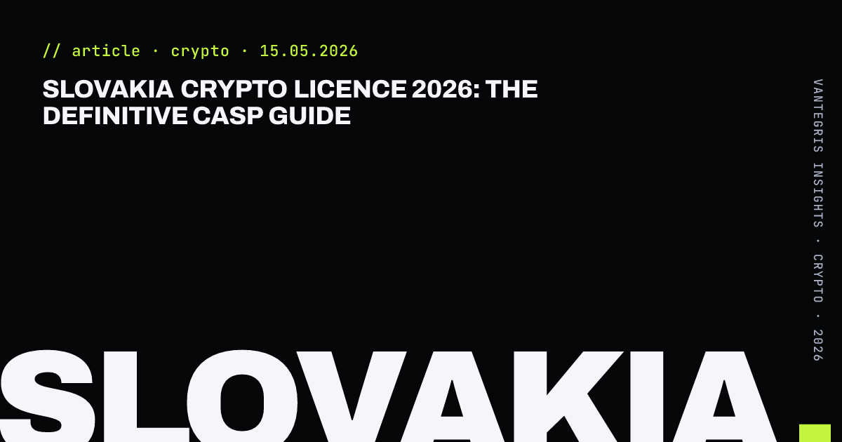 Slovakia Crypto Licence 2026: The Definitive CASP Guide — article cover