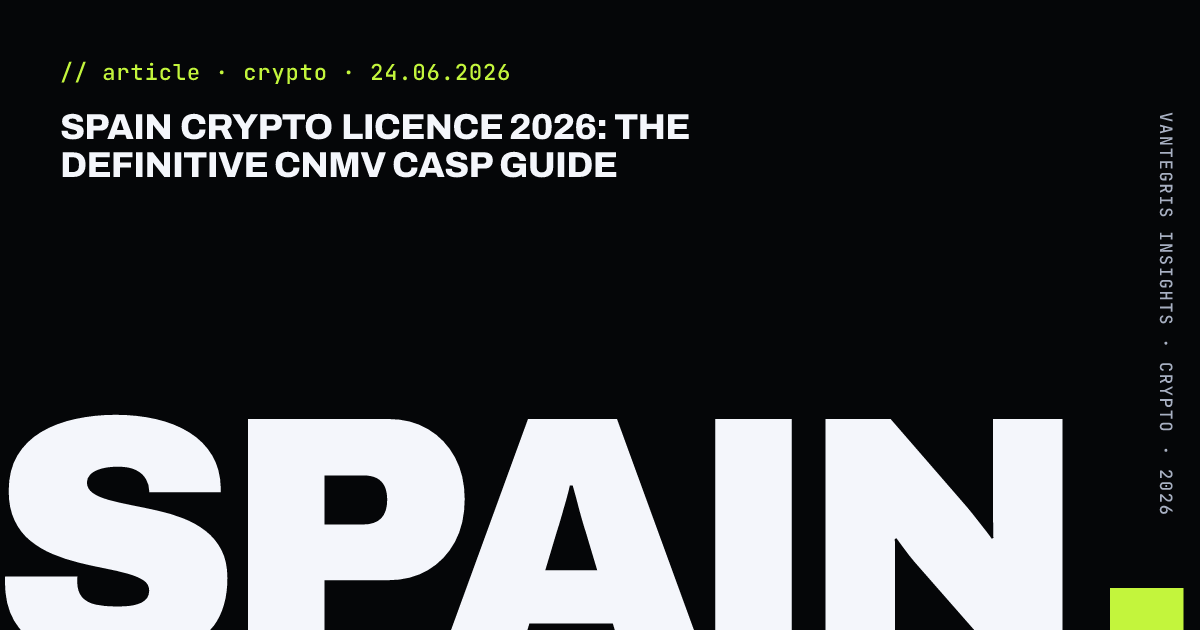 Spain Crypto Licence 2026: The Definitive CNMV CASP Guide — article cover