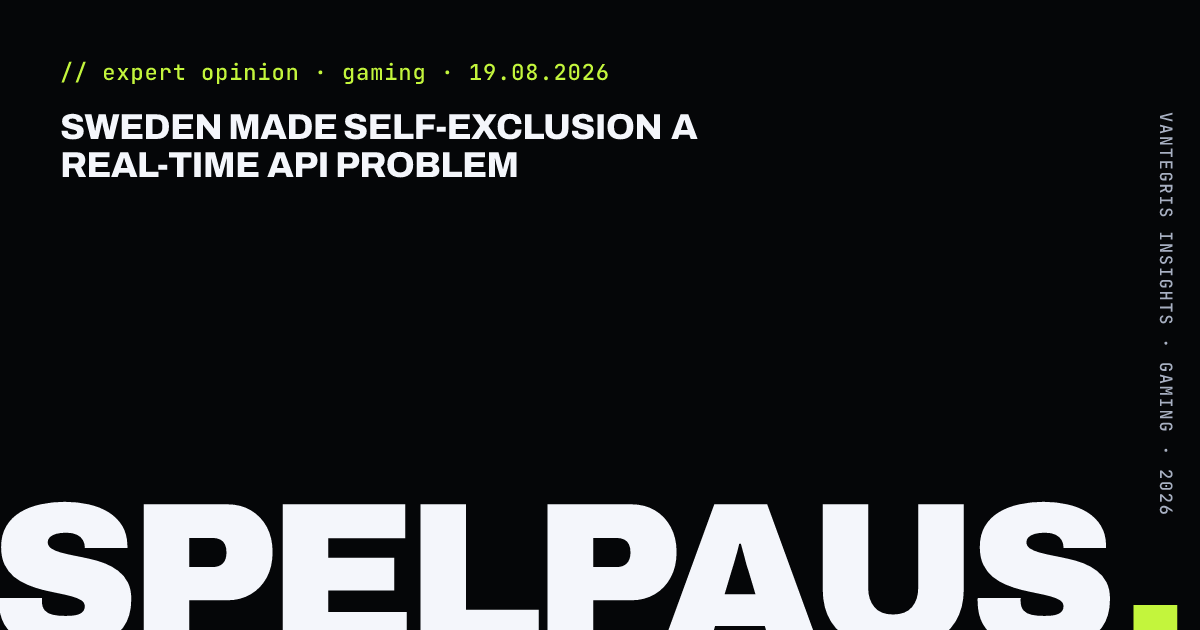 Sweden Made Self-Exclusion a Real-Time API Problem — article cover