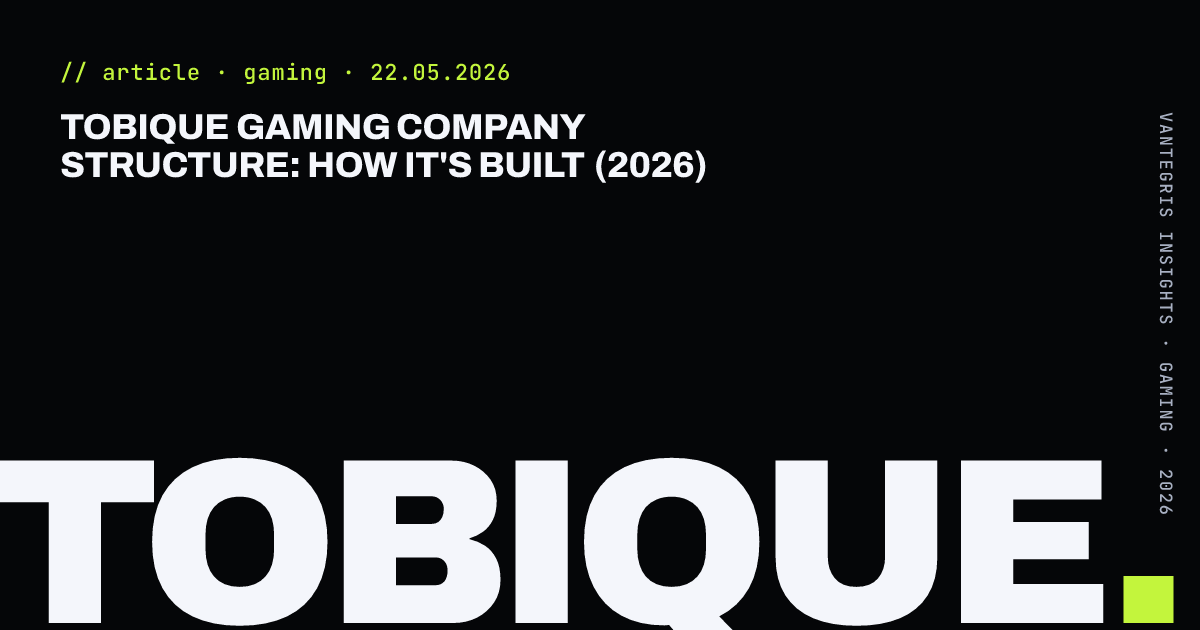 Tobique Gaming Company Structure: How It's Built (2026) — article cover