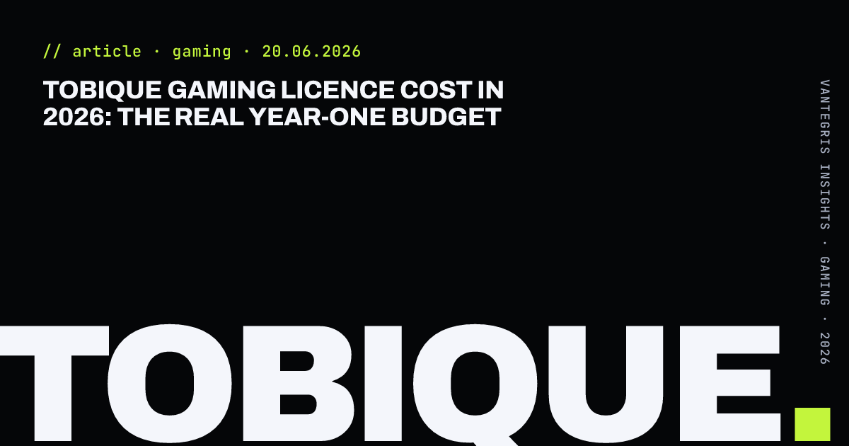 Tobique Gaming Licence Cost in 2026: The Real Year-One Budget — article cover