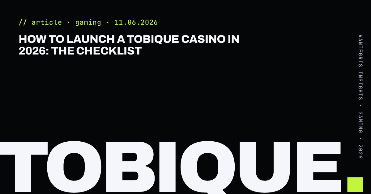 How to Launch a Tobique Casino in 2026: The Checklist — article cover