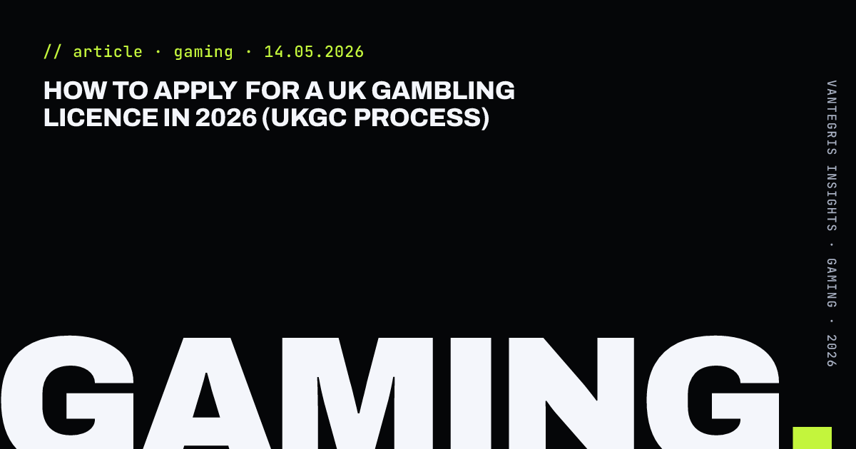 How to Apply for a UK Gambling Licence in 2026 (UKGC Process) — article cover