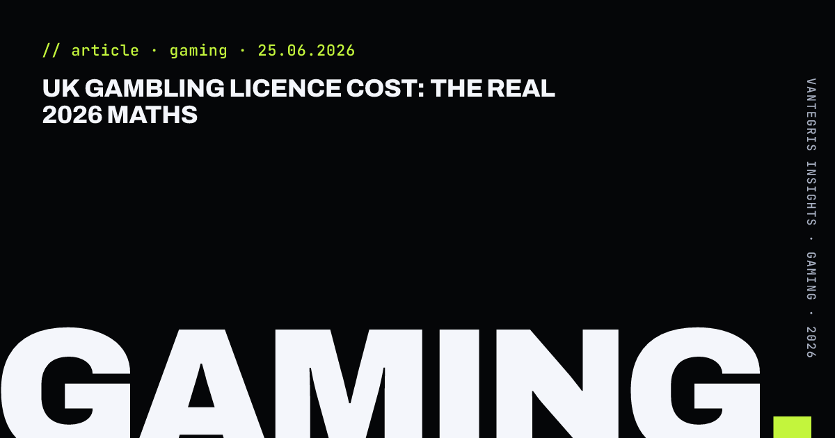 UK Gambling Licence Cost: The Real 2026 Maths — article cover