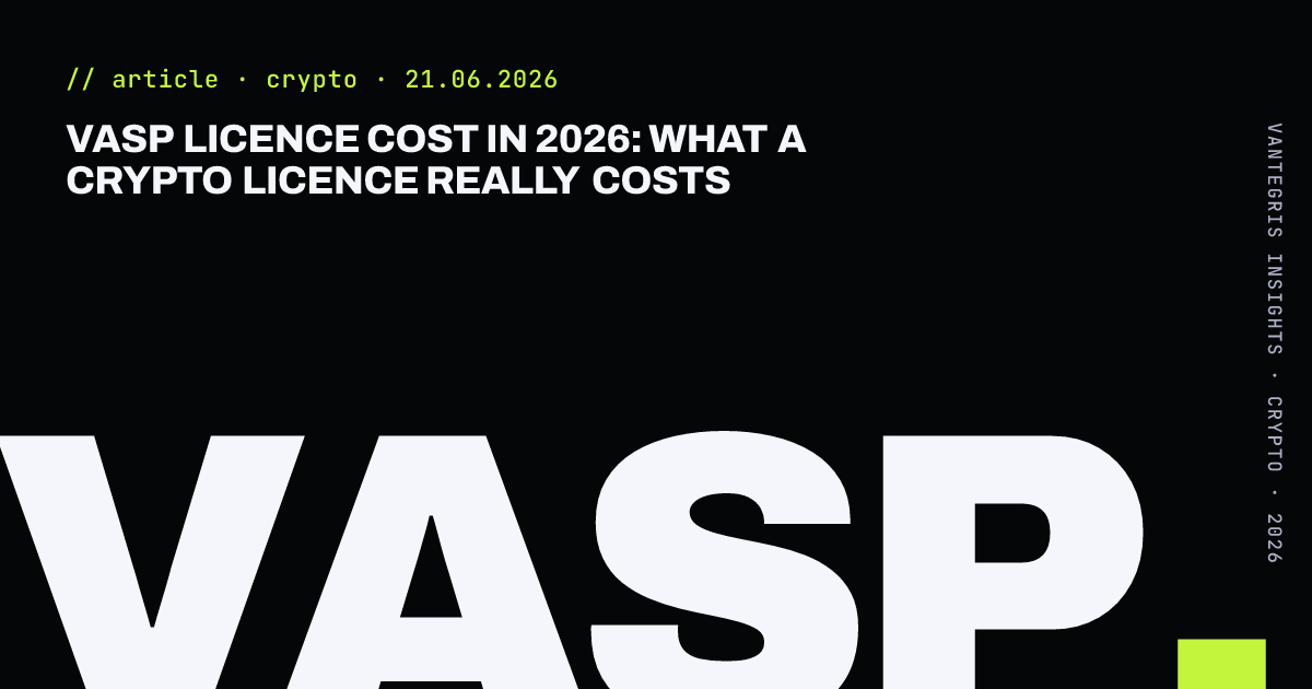 VASP Licence Cost in 2026: What a Crypto Licence Really Costs — article cover